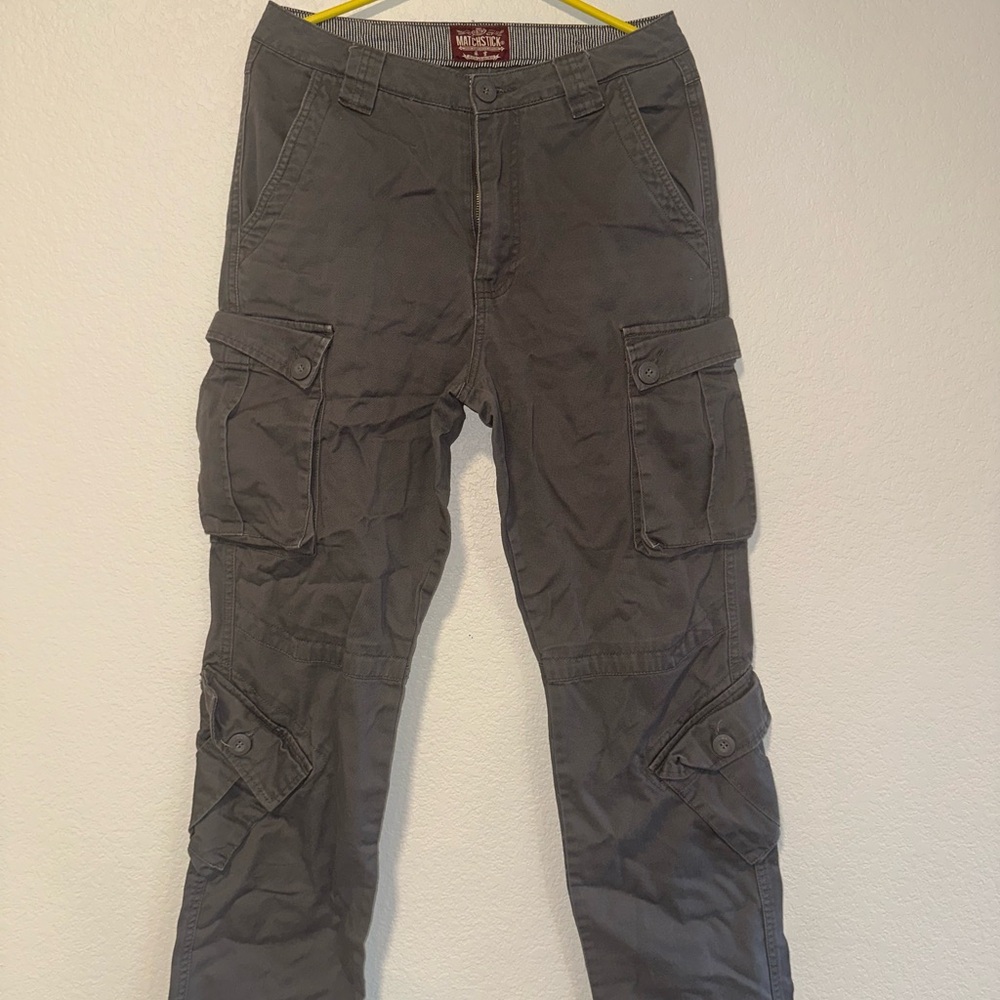 Wrangler Men's Charcoal Cargo Pants